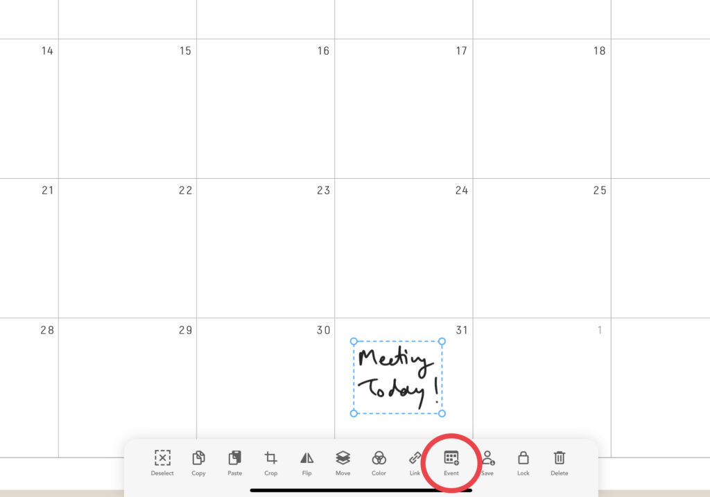 Zinnia is the only app to offer seamless calendar integration right from the App.